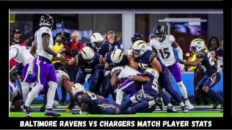 baltimore ravens vs chargers match player stats