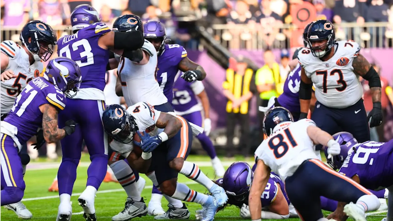 minnesota vikings vs chicago bears match player stats