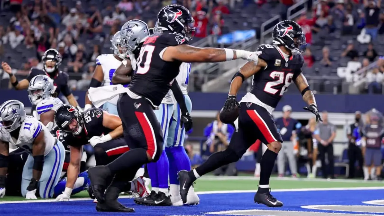 houston texans vs dallas cowboys match player stats