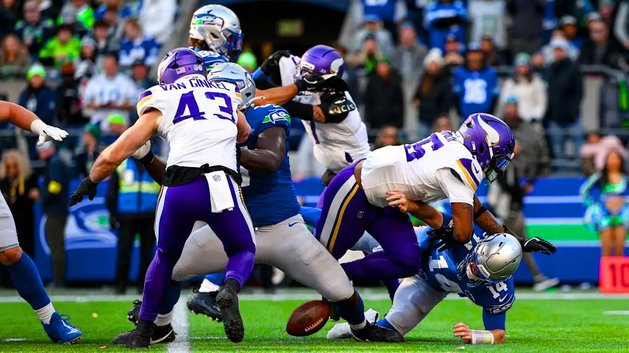 minnesota vikings vs seahawks match player stats