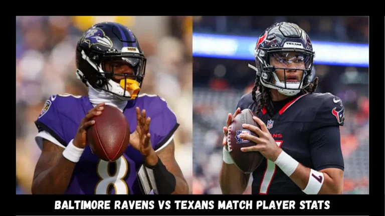 baltimore ravens vs texans match player stats