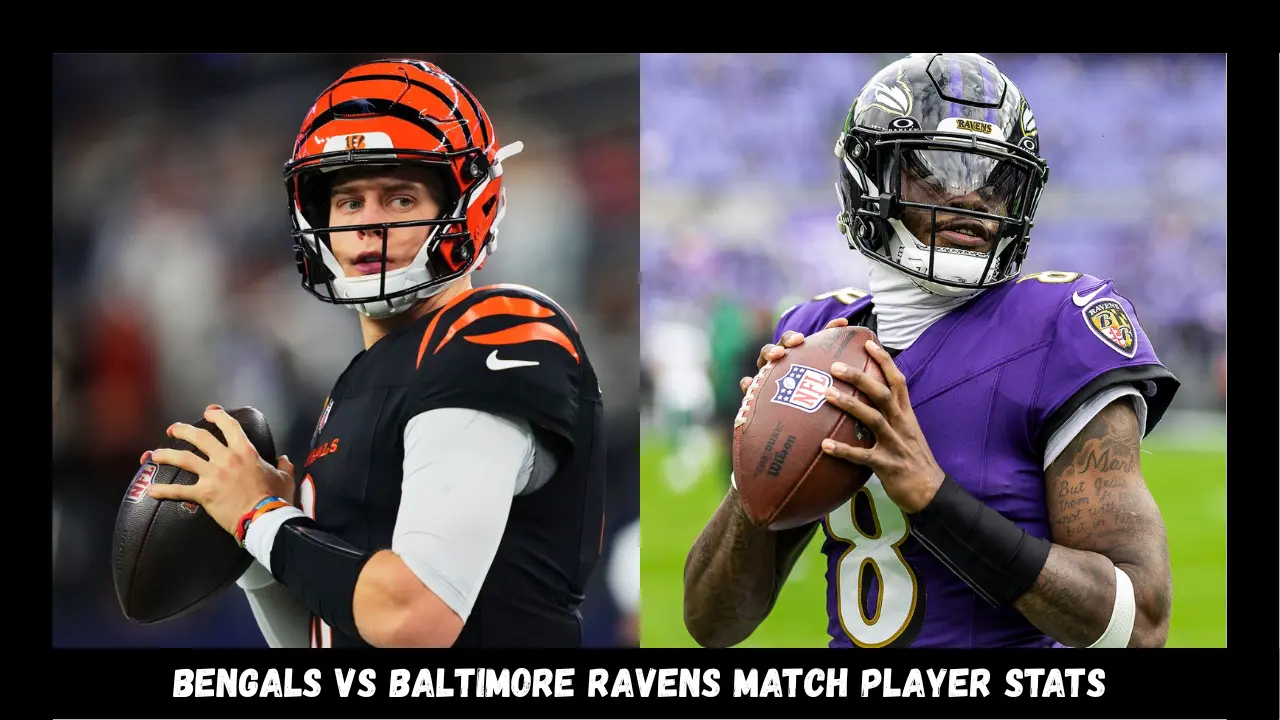 bengals vs baltimore ravens match player stats