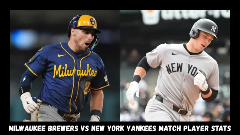 milwaukee brewers vs new york yankees match player stats