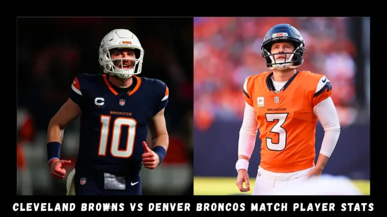 cleveland browns vs denver broncos match player stats